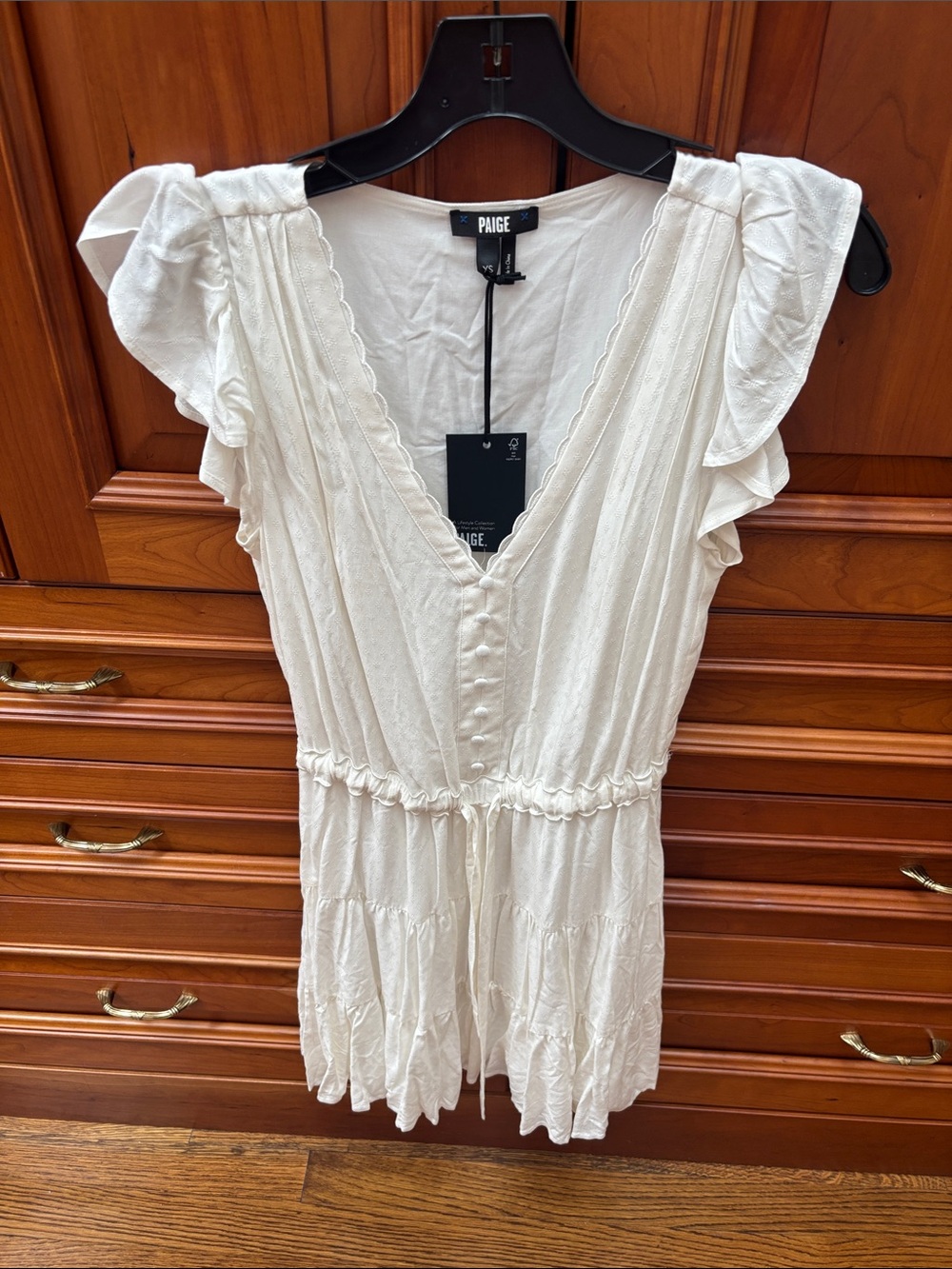 Paige Rosalee White Dress